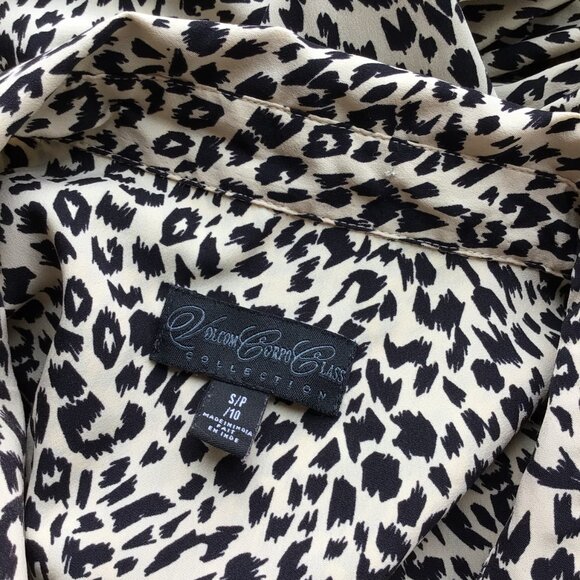 Volcom Leopard Print Button Down Shirt - Picture 7 of 9